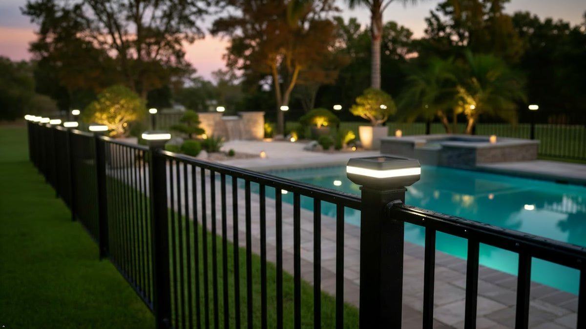 Lunilly weather-resistant design withstands rain and snow for year-round glow.