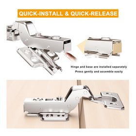Luokim door thickness 14-22mm compatibility for versatile frameless cabinets