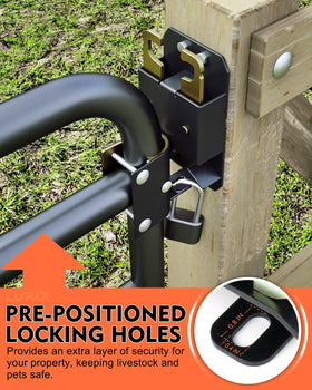 Lupar self-locking nuts prevent loosening for reliable long-term performance.