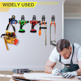 LUPYJI wall hook mounts on wood drywall or concrete surfaces
