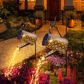 Lureshine solar panel powers lights without wiring for easy setup