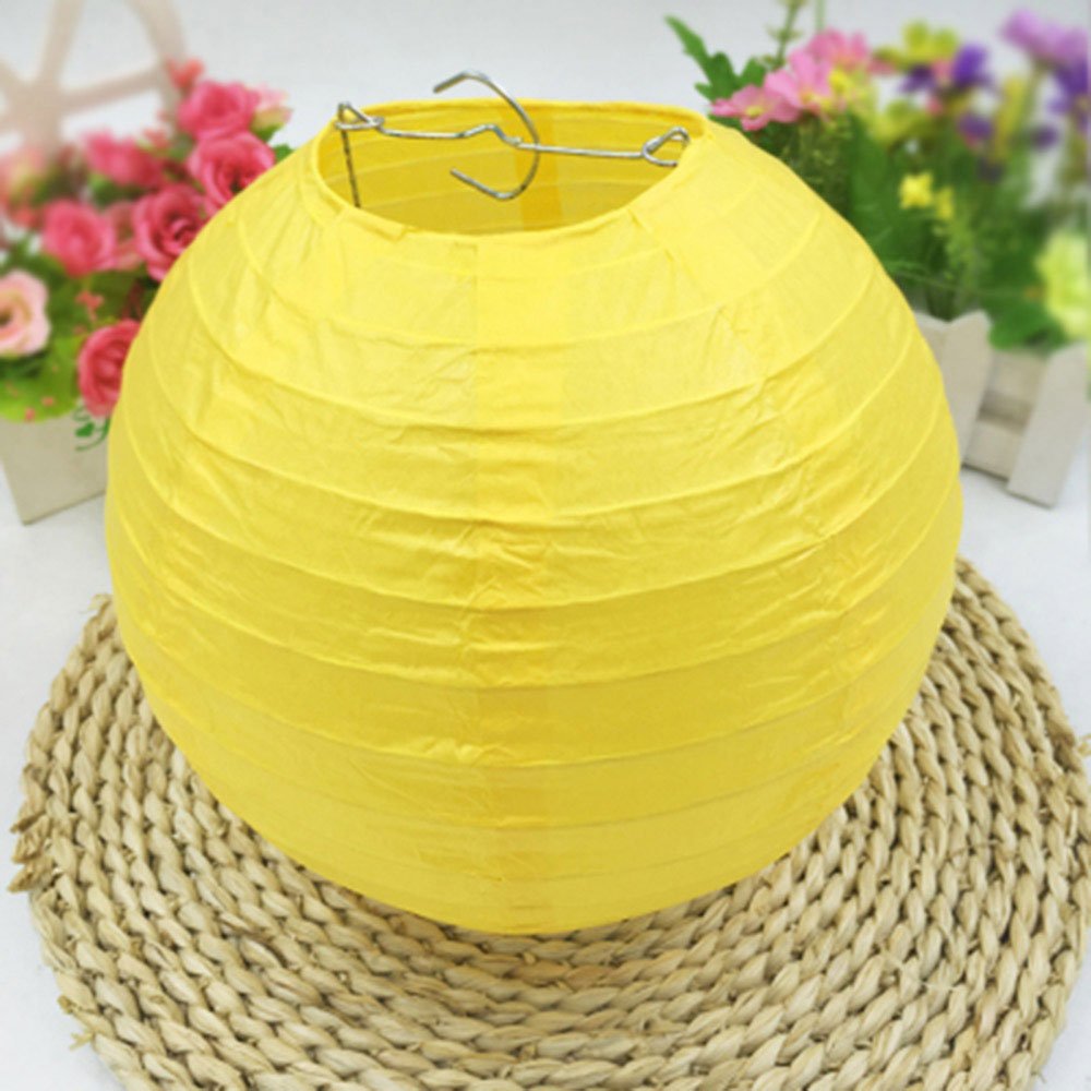 LURICO 6-inch colorful paper lanterns brighten corners and tables.