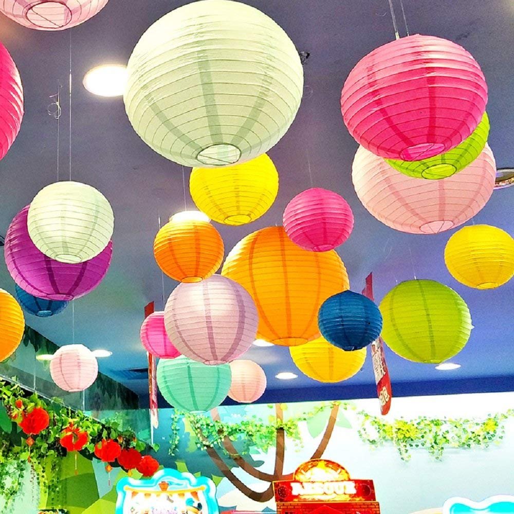 LURICO baby shower lanterns provide gentle, festive glow for celebrations.
