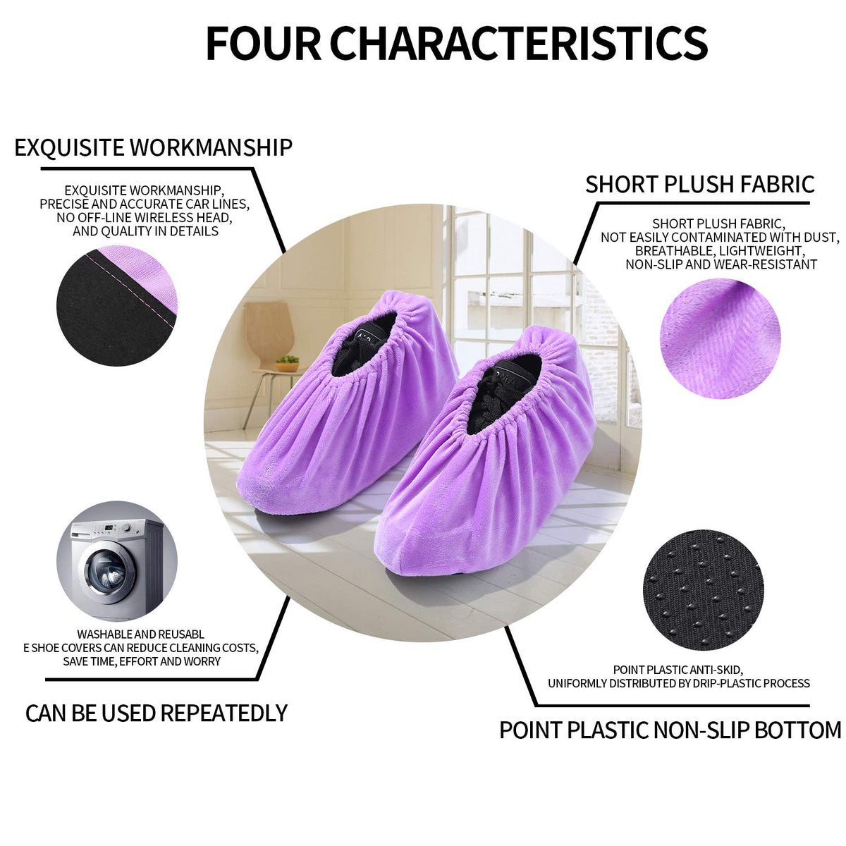 Lusanville soft velvet material offers comfortable wear and durability.