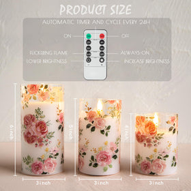 LUSHARBOR flameless candle decor suitable for weddings and holidays
