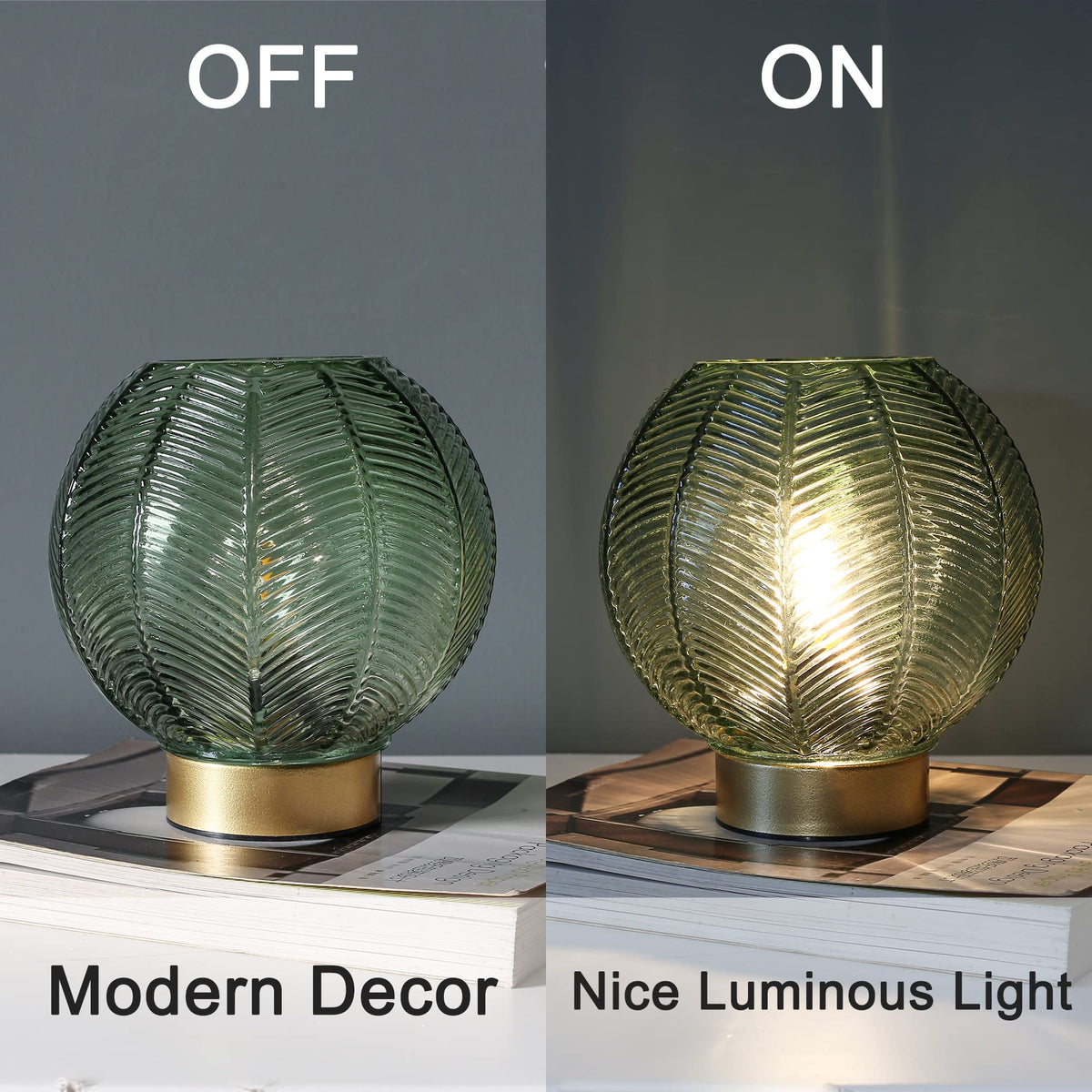 LUSHARBOR modern decorative accent lamp blending with minimalist or boho styles.