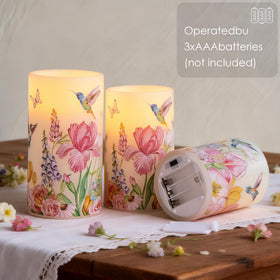 Lusharbor remote timer candles with auto-off options for easy scheduling.