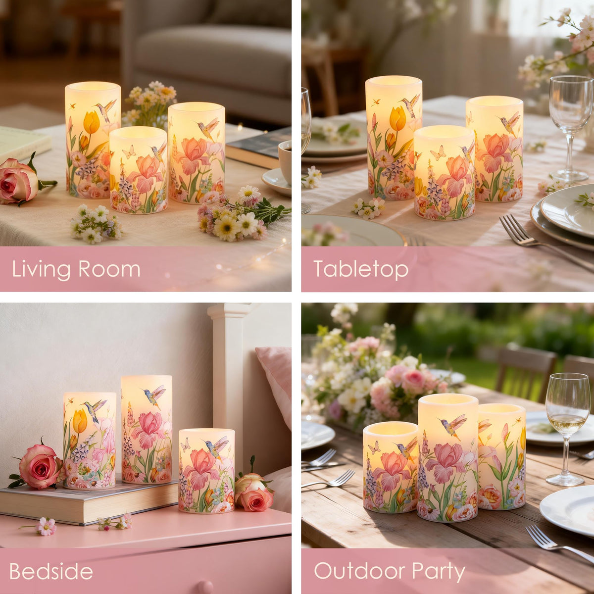 Lusharbor kid-friendly candles safe around children and pets.