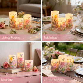 Lusharbor kid-friendly candles safe around children and pets.