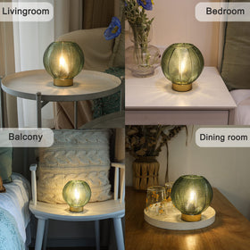LUSHARBOR tiny ambient lamp ideal for shelves, desks, and entryways.