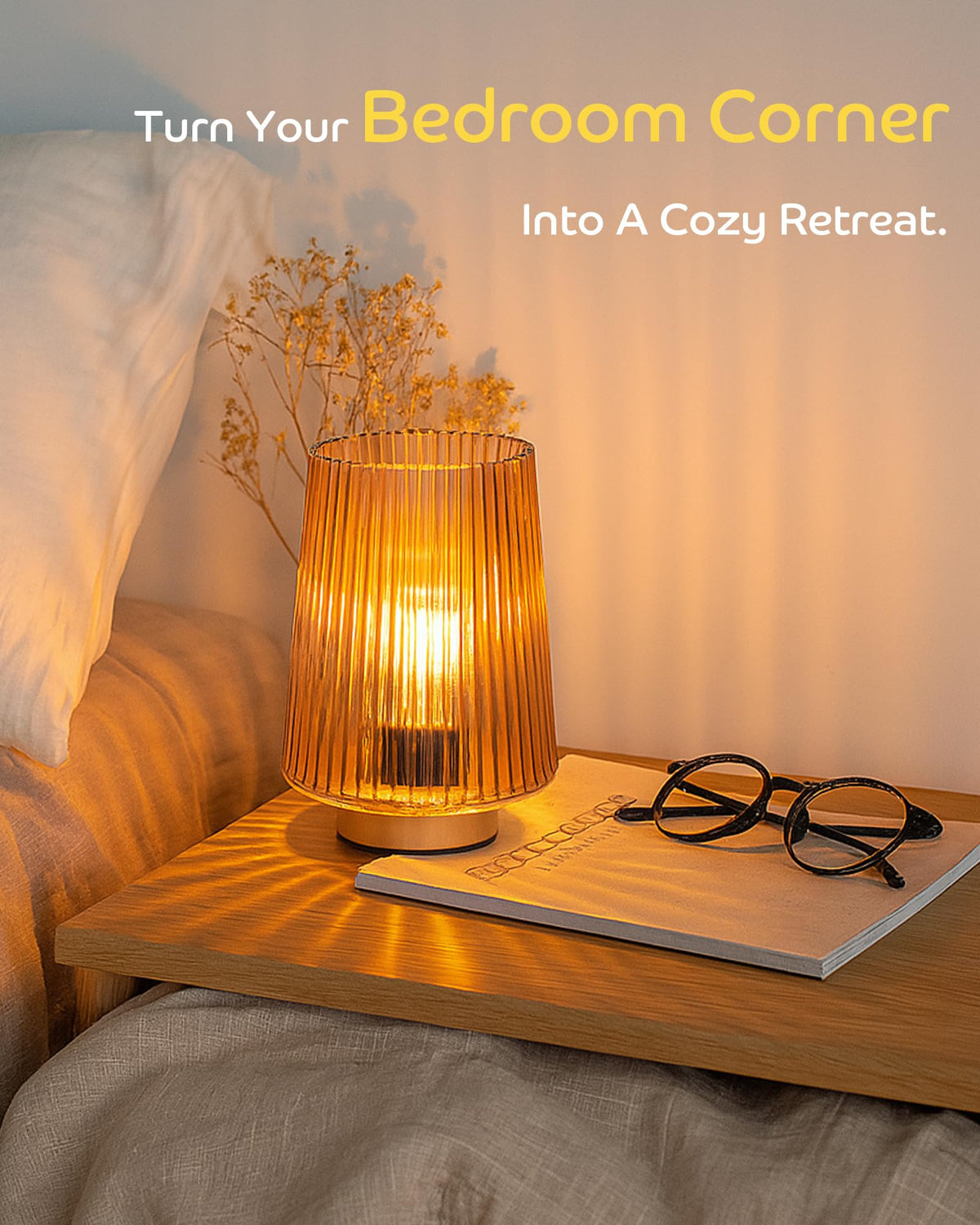 Lusharbor warm glow decor lamp for modern homes