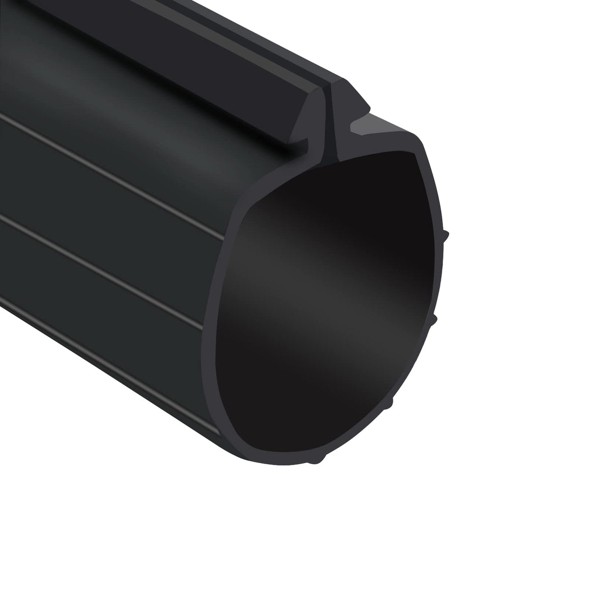 Lusperi replacement weather seal for Clopay 9ft doors demonstrates a tight, draft-resistant seal.