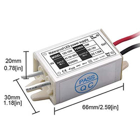 Lustaled aluminum housing aids heat dissipation for stable operation.