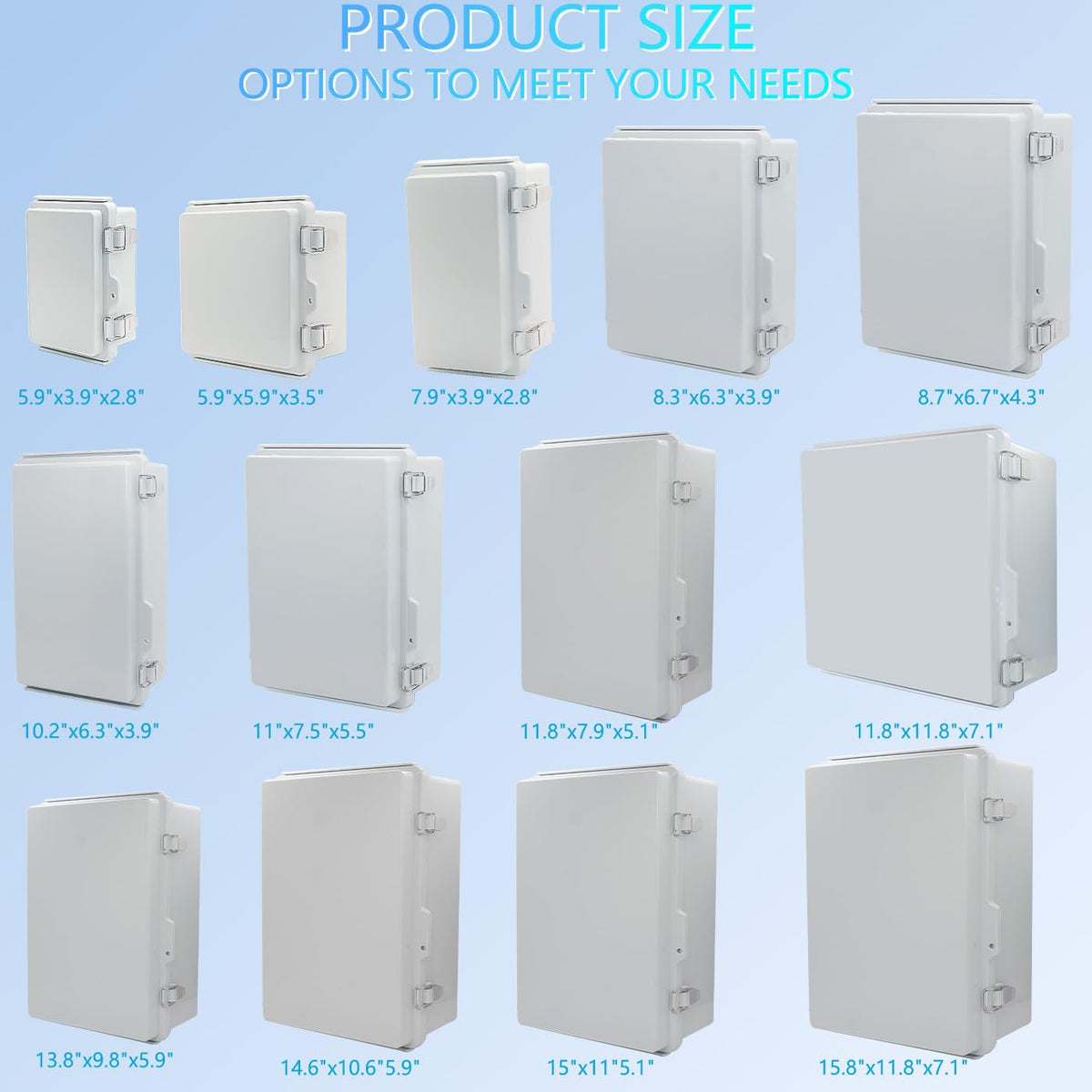LuSumtly cable-glands and DIN rail prepare flexible terminations.