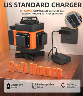 Lusweimi 4x360° lines help accurate wall alignment and framing.