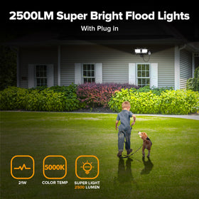 LUTEC motion sensor light with 110° range improves yard visibility