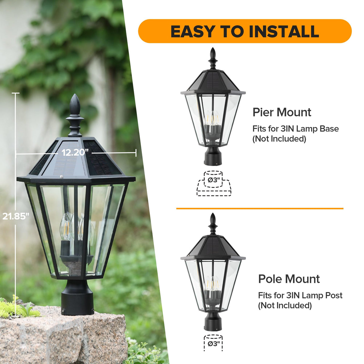 LUTEC outdoor light with weatherproof construction withstands rain for year-round use