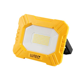 LUTEC 3500LM LED work light front view for bright workspace illumination.