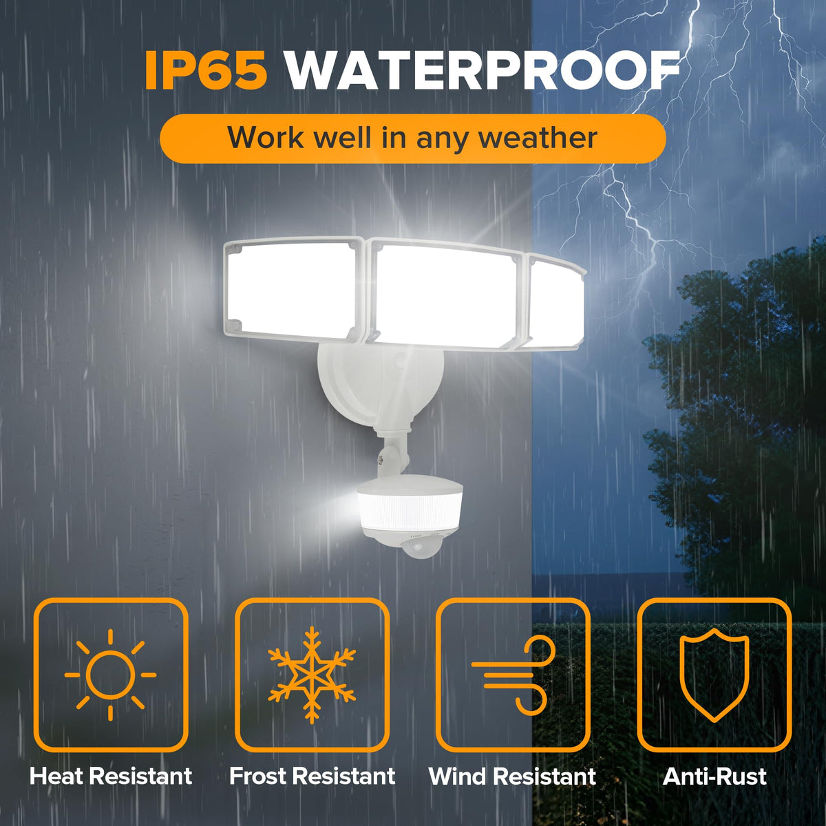 LUTEC four lighting modes for versatile outdoor lighting