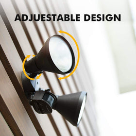LUTEC 6211BZ-PIR23A wall-mount installation for secure exterior lighting