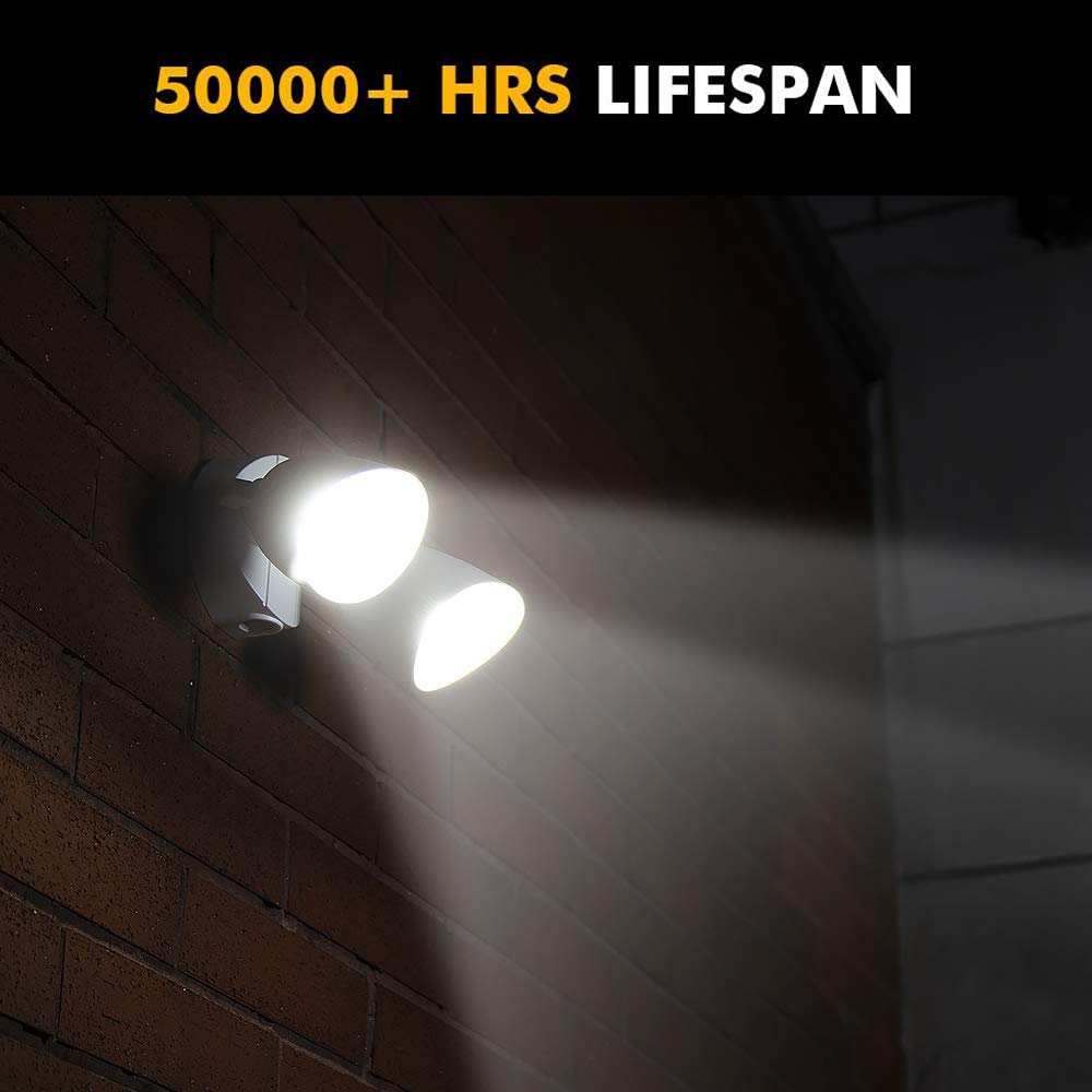 LUTEC 6222W wall-mount compact design suitable for patios and gardens