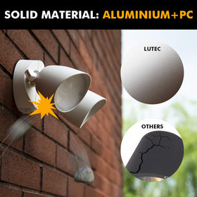 LUTEC 6222W waterproof exterior light ready for outdoor use