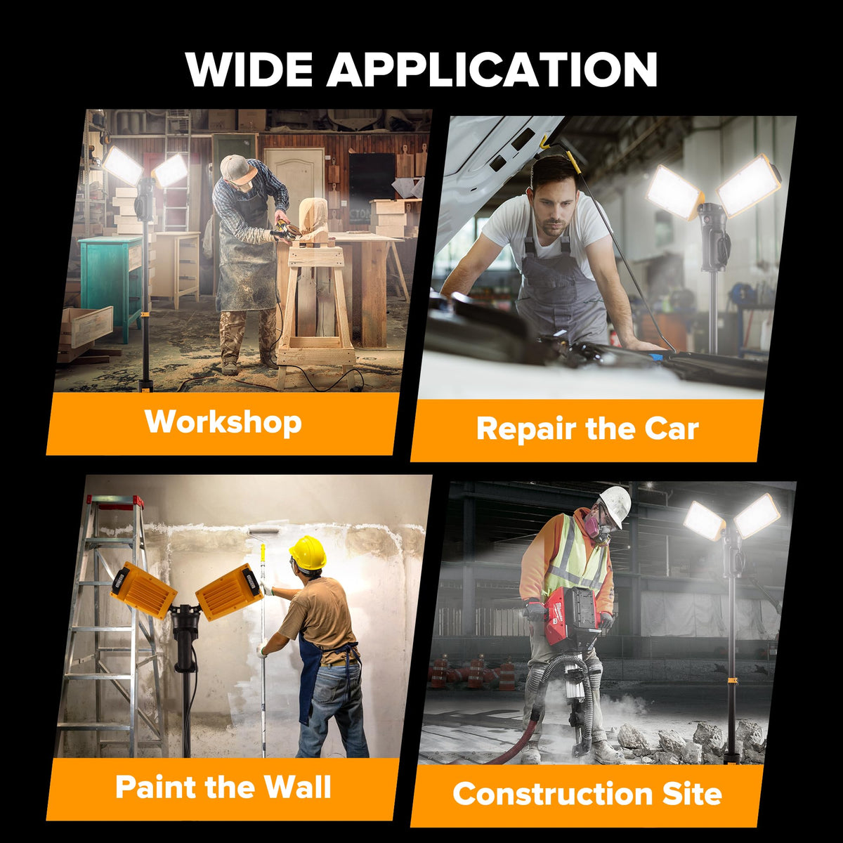 LUTEC 6290Pro ideal for outdoor work in rain or damp conditions