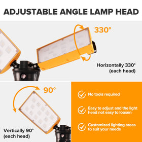 LUTEC 6290Pro rotating heads for flexible angles and precise task lighting