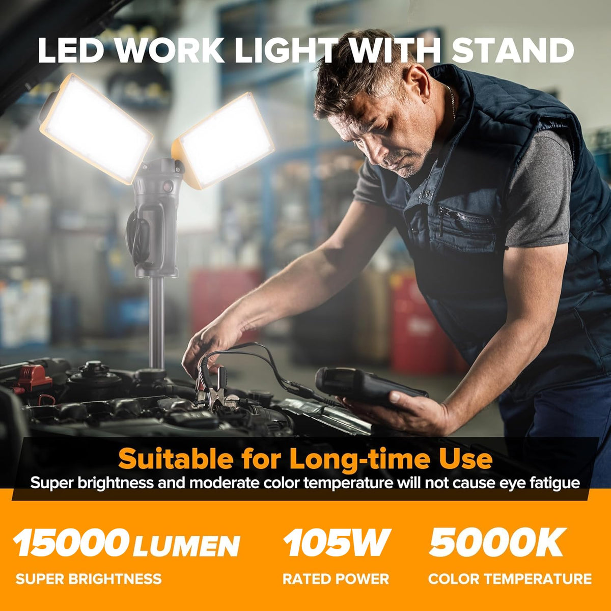 LUTEC 6290Pro telescoping tripod enabling stable height for versatile positioning