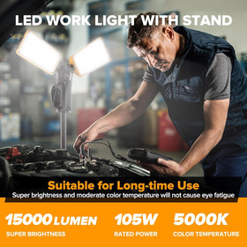 LUTEC 6290Pro telescoping tripod enabling stable height for versatile positioning