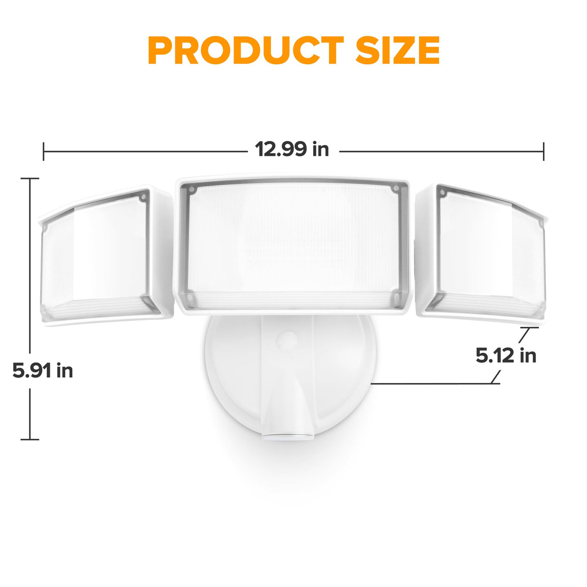 LUTEC flood light contents include installation accessories for quick setup
