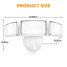 LUTEC flood light contents include installation accessories for quick setup