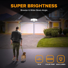 LUTEC LEDs close-up showing energy efficiency and long life