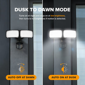 LUTEC aluminum IP65 outdoor light proves durable in rain and dust.