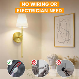 LUTEC versatile sconce suitable for bedroom, living room, hallway.