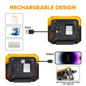 LUTEC compact portable light suitable for camping or fishing.