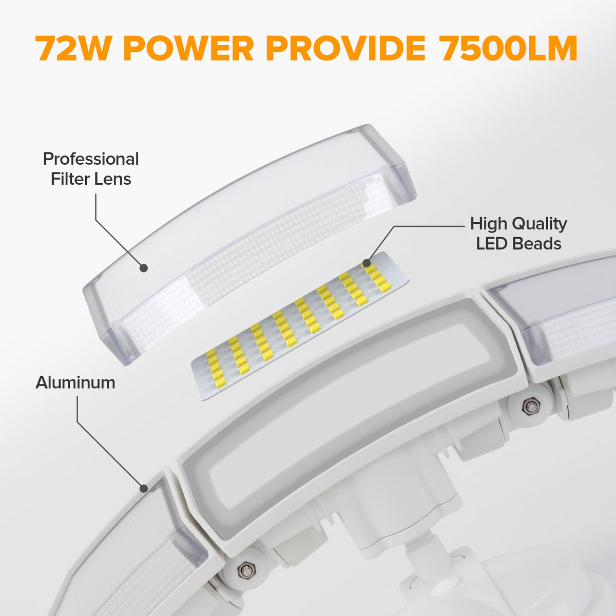 LUTEC dusk to dawn mode lights automatically when dark.