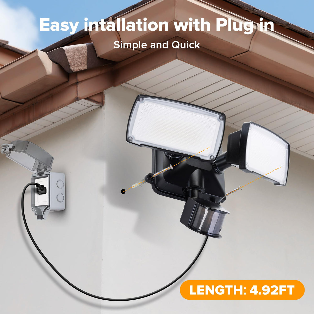 LUTEC energy-saving LED exterior light reduces energy use