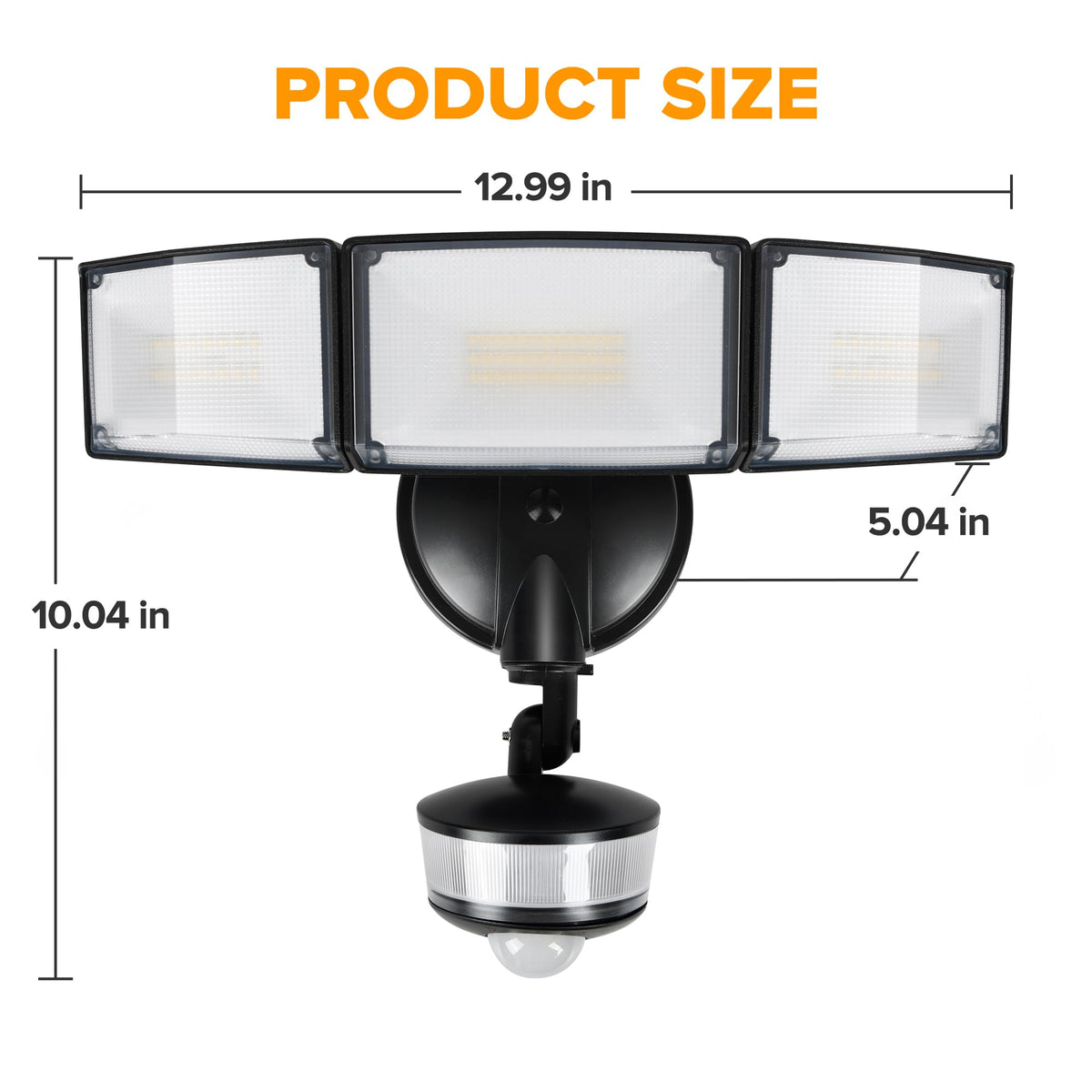 LUTEC easy-install wall-mount kit simplifies setup.