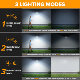 LUTEC IP65 waterproof flood light withstands rain and snow