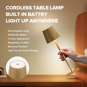 LUTEC minimalist metal body with an acrylic shade for durability.