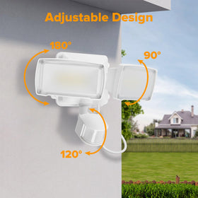 LUTEC motion sensor with timer offers 1 3 and 10 minute options