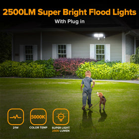 LUTEC outdoor plug-in motion sensor light ready for simple setup