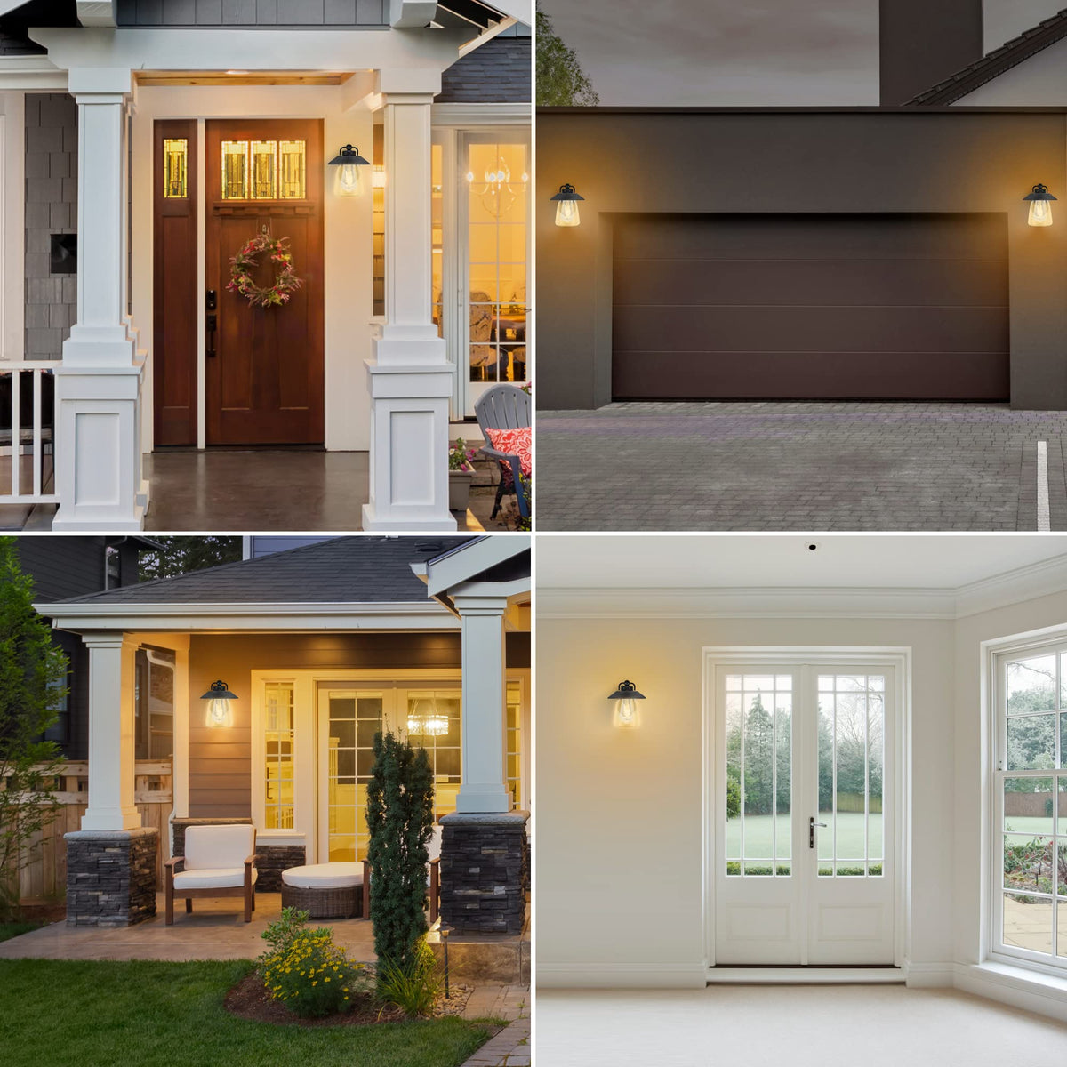 LUTEC porch lighting enhances nighttime curb appeal and safety