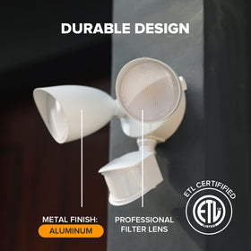 LUTEC security light IP65 durability withstands outdoor weather