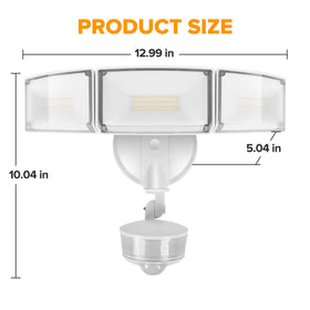 LUTEC motion sensor detects activity up to 59 feet at 180 degrees