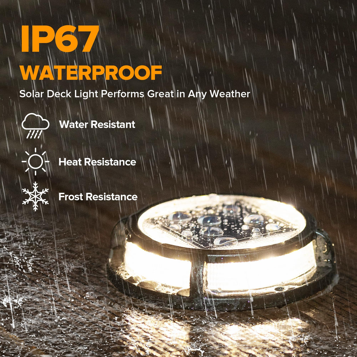 LUTEC solar driveway light IP67 sealed against rain