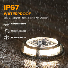 LUTEC solar driveway light IP67 sealed against rain