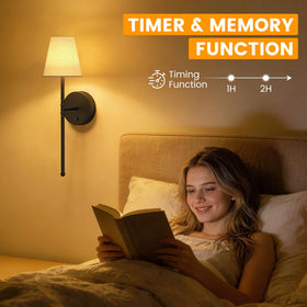 LUTEC wall light with 3000K–6500K color temperatures for versatile ambience.