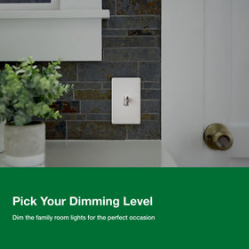 Living room ambiance with adjustable Ariadni dimmer